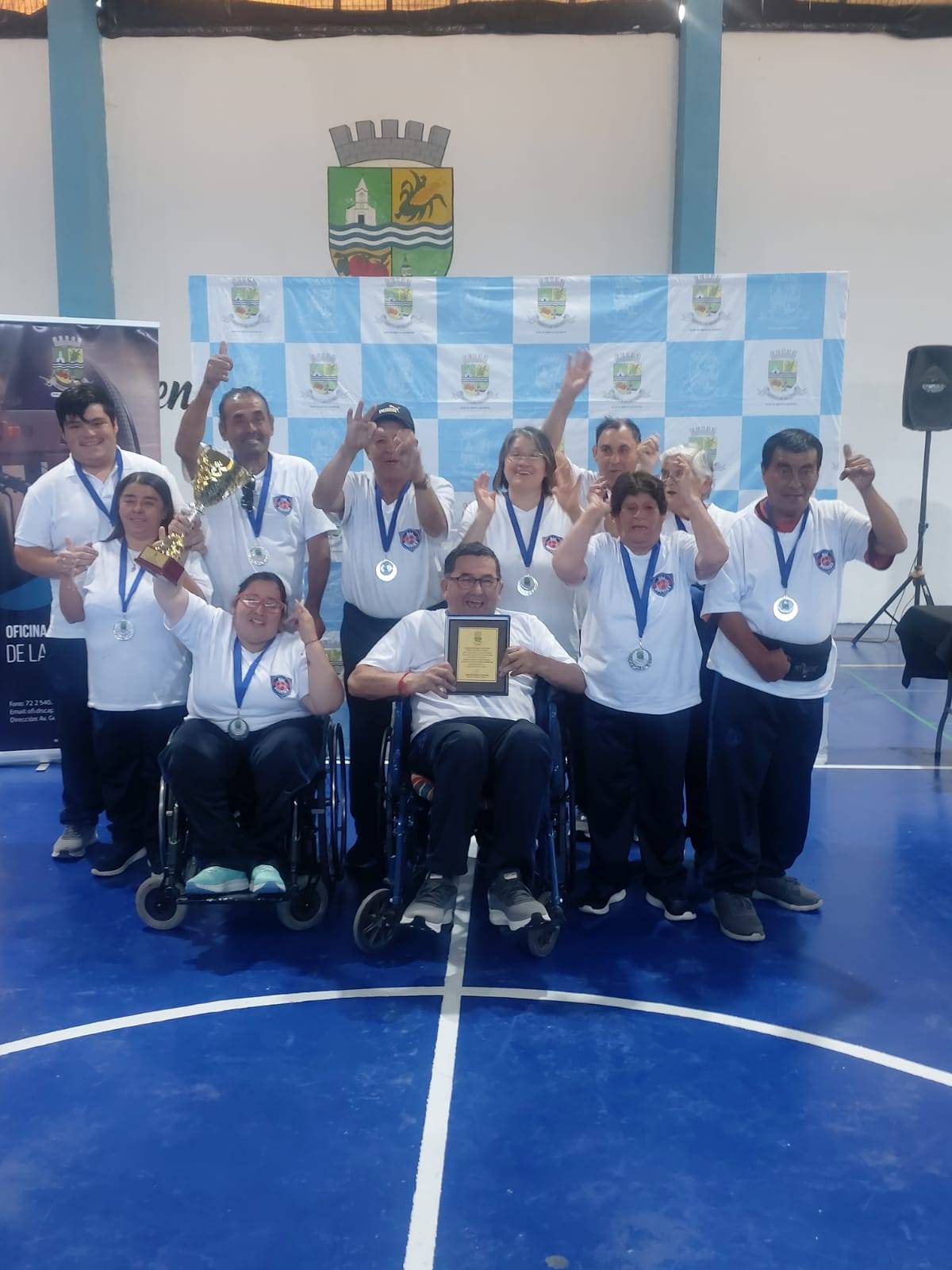 Atletas de OliBoccias en competencia
